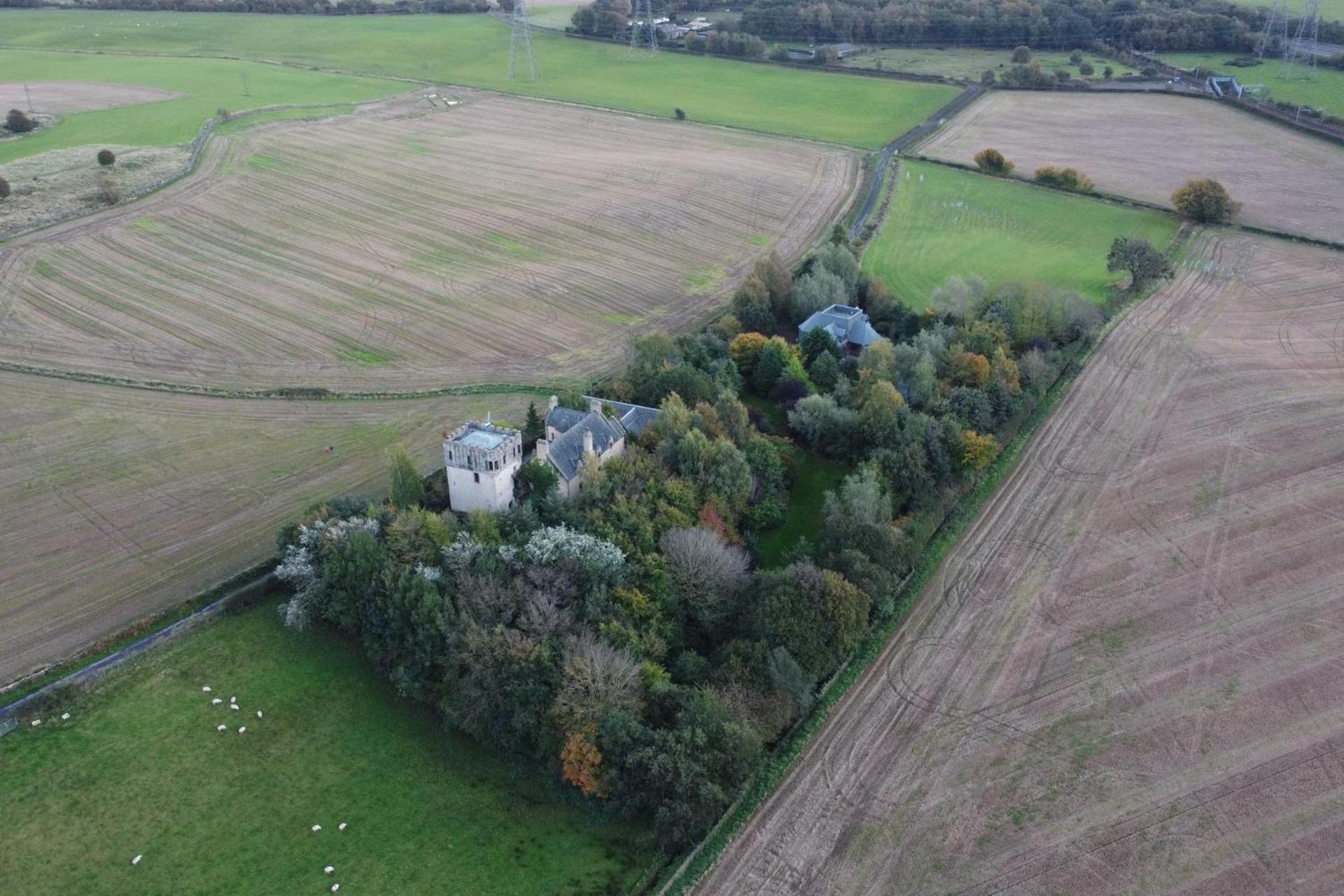 Villa The Manor At Plane Castle Falkirk Exterior foto